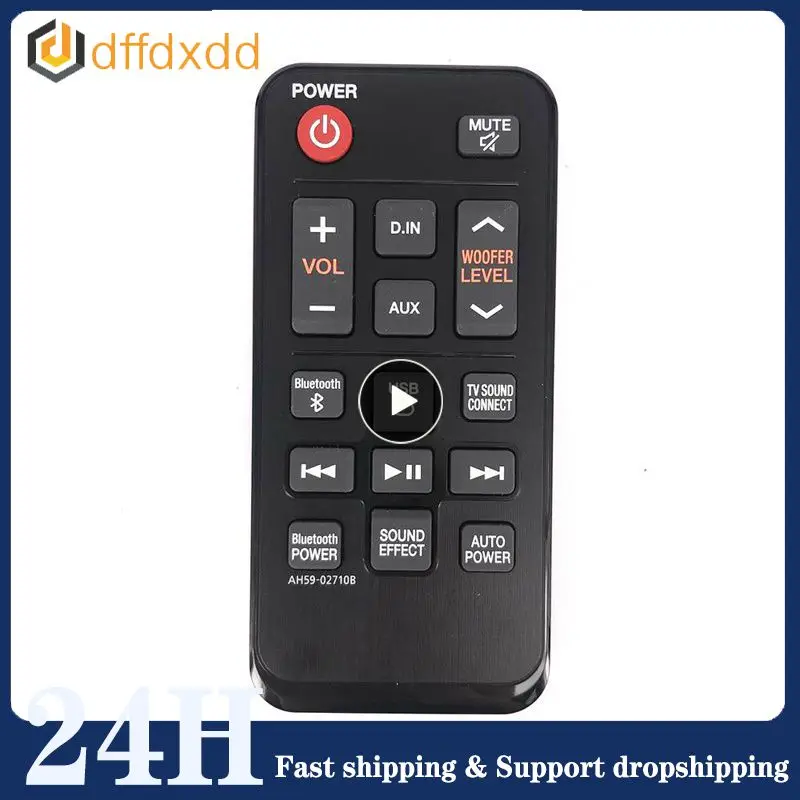 1~10PCS Audio Sound Bar AH59-02710B remote control Replacement for Samsung HW-J250 HW-JM25 ECHO Soundbar Remote Controller Black