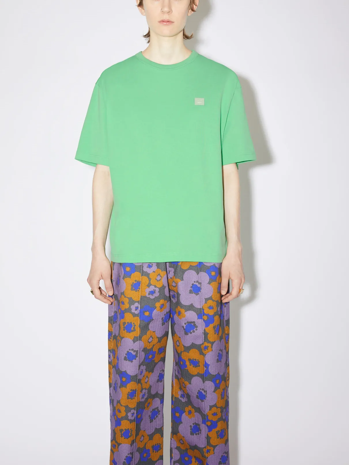 

Women's Patch Solid Color Short Sleeve T-Shirt 2023 New Spring Tee Ladies O-Neck Casual Loose Cotton Tshirt Top