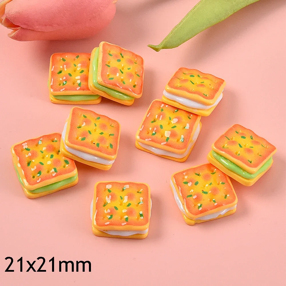 10 шт. блестящие печенье в виде лука серия смоляные кабошоны с плоской спинкой для