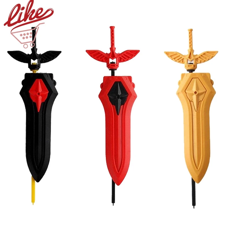 

Laike Spinning Top Sword Shape Two Way LR Launcher Grip Starter Toys for Children