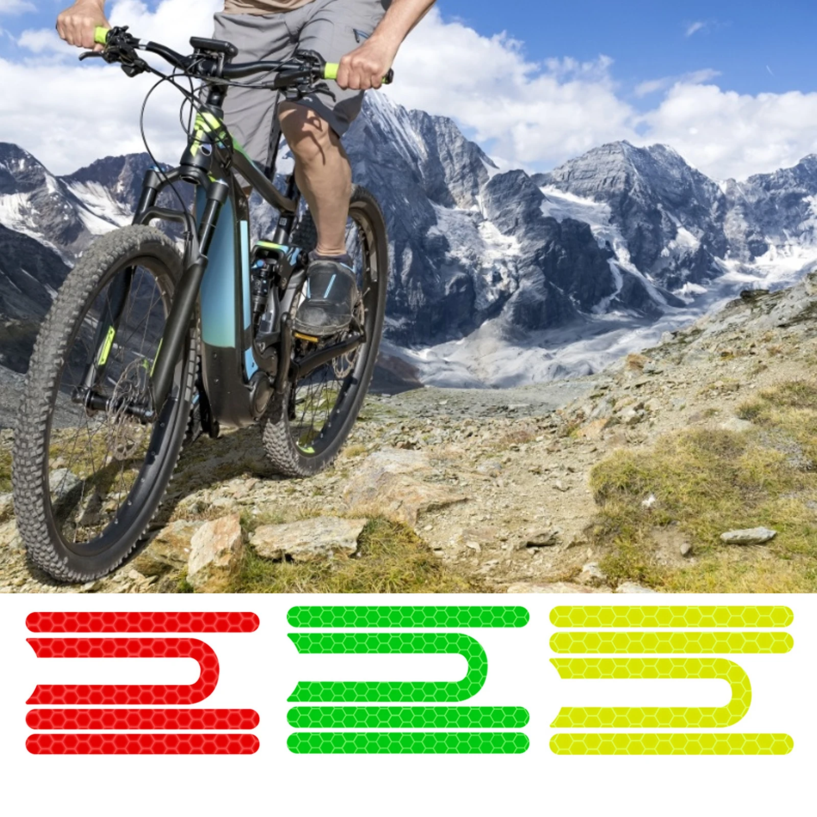 

Bicycle Reflective Sticker Waterproof Bike Scooter Reflective Decal Sticker For Xiaomi Mijia M365 Electric Scooter Accessories