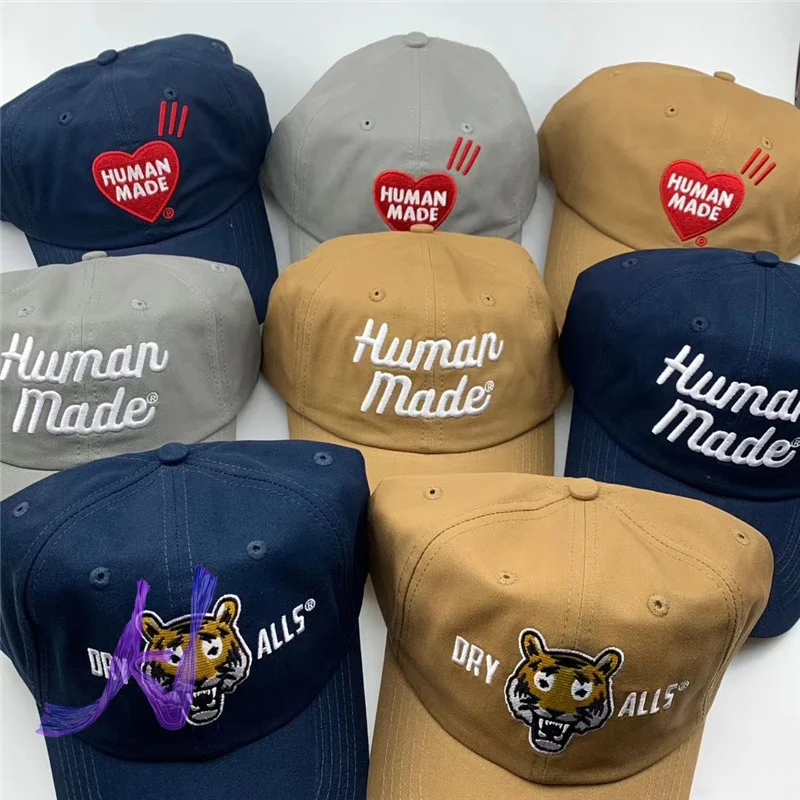 

HUMAN MADE Polar Bear Cartoon Embroidery Baseball Cap Men's Women's Fashion Street Casual Skateboard