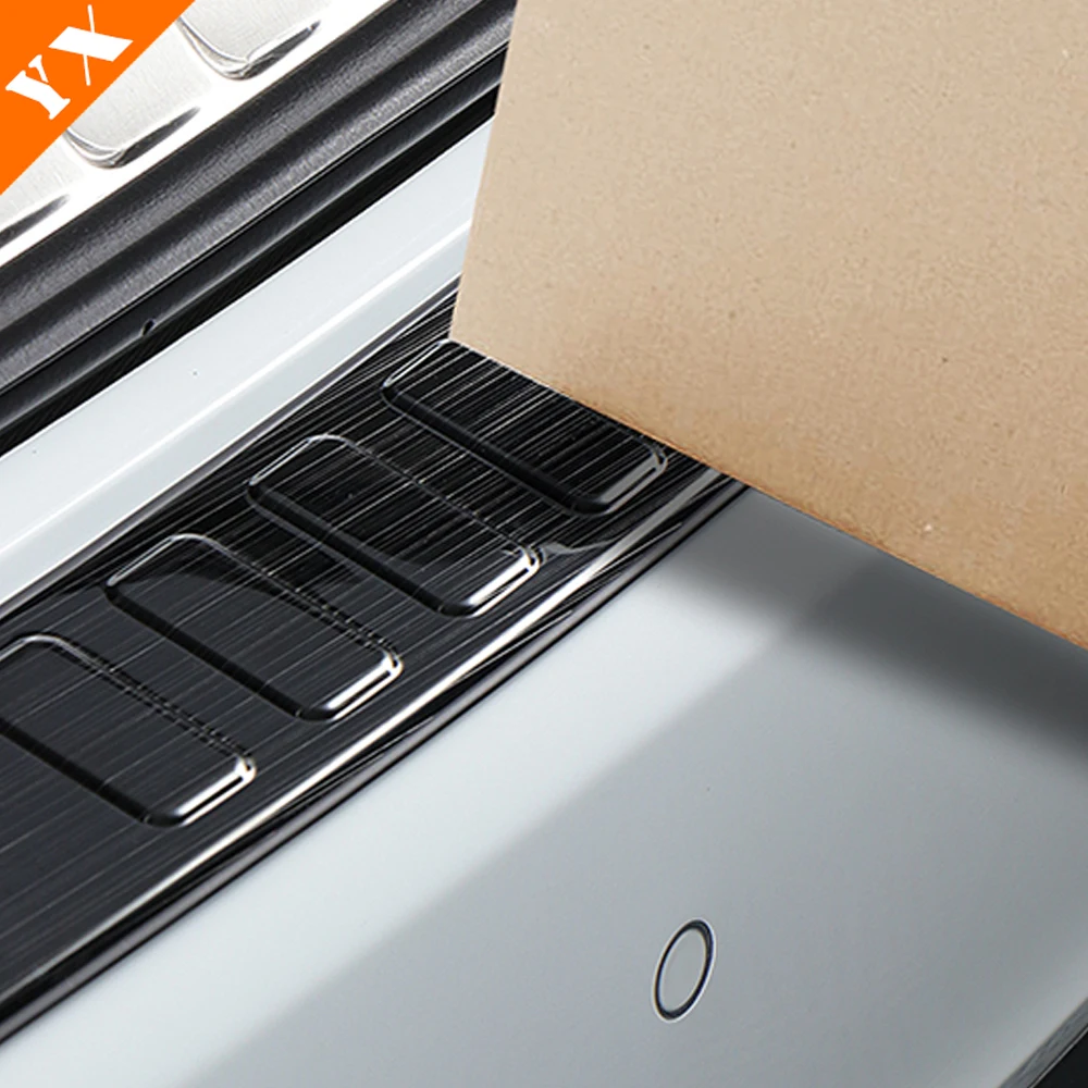 Черные аксессуары из нержавеющей стали для Nio EL7 ES7 ET7 2022-2024 защитная пластина