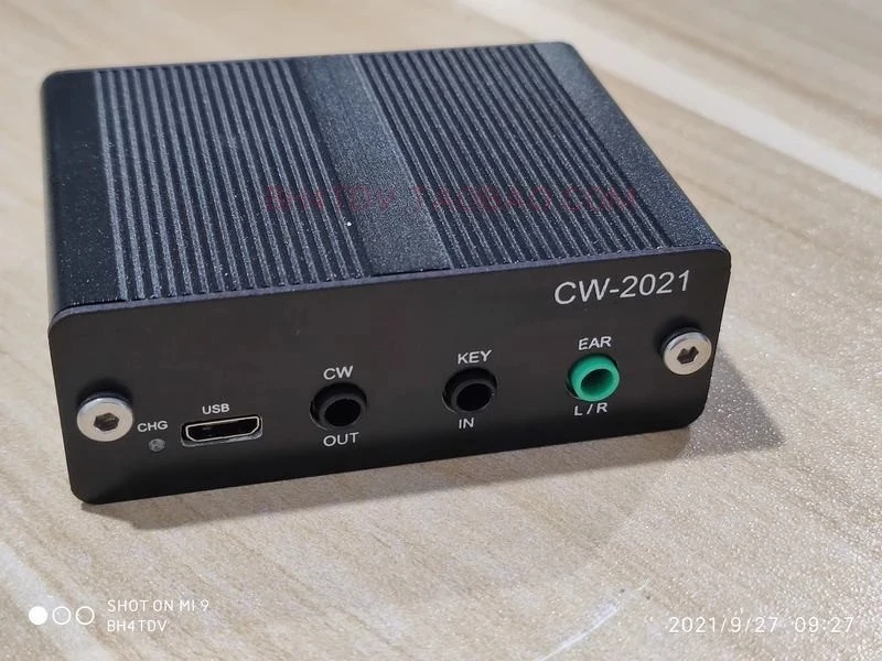 Original CW2021 Automatic Key Hand Training CW Interface Box Supports Dual Monitoring Of UV Hand Audio