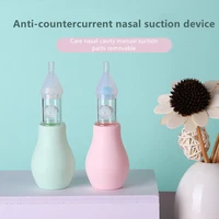 new born silicone baby nasal aspirator safety nose cleaner vacuum suction infant diagnostic tool baby care accessories