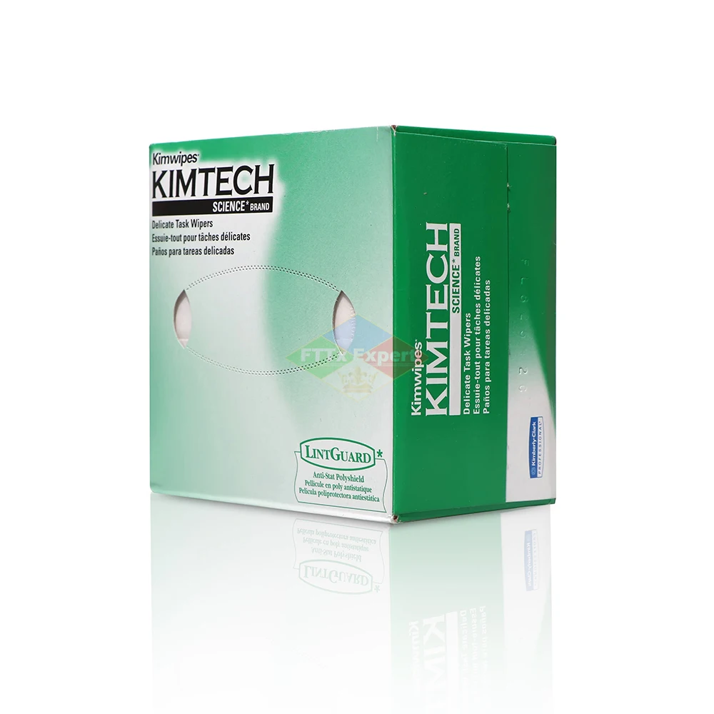 Best price 280PCS KIMTECH Kimwipes Fiber cleaning paper kimperly wipes Optical fiber wiping paper USA Import Free shipping