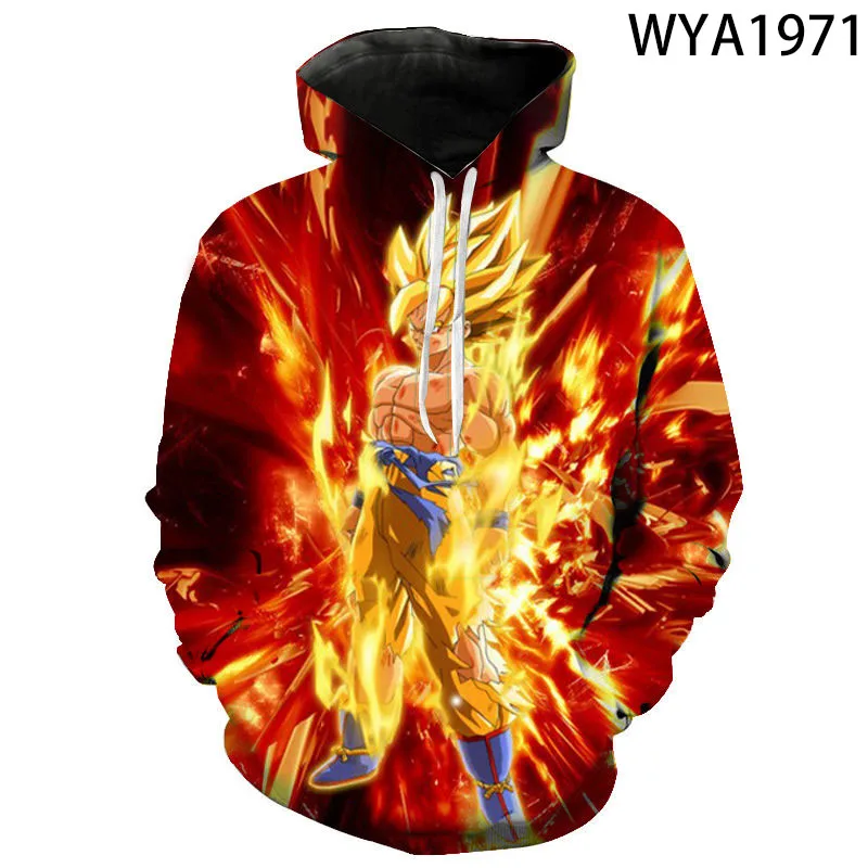 

Men Hoodie Hoodie Pria Wanita Anak-anak Kartun Anime Naga Kaus DBZ 3D Pullover Cetak Streetwear Kasual Hoody Anak Laki-laki Pere