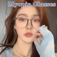 anti blue light glasses ladies mens popular style cool frame myopia glasses 0 to 4 0