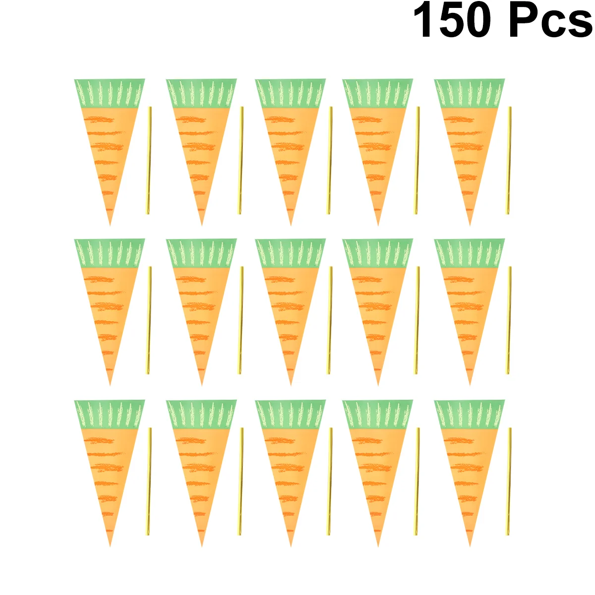 

150 Pcs Clear Cello Bags De Decorative Cone Bags Clear Gift Bags Packing Bag Clear Popcorn Bags