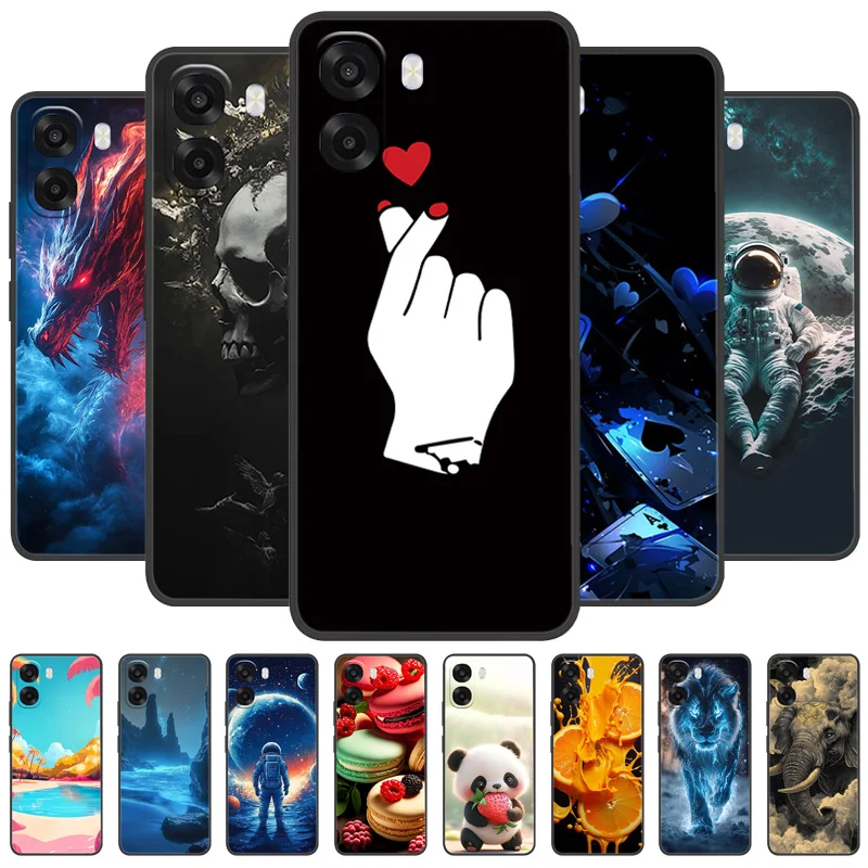 Фото Чехол для телефона Oppo A6X 4G 5G A6 4G, мягкая задняя крышка из ТПУ для Oppo A6 X, защитный чехол для камеры, силиконовый бампер CPH2819 Fundas №1