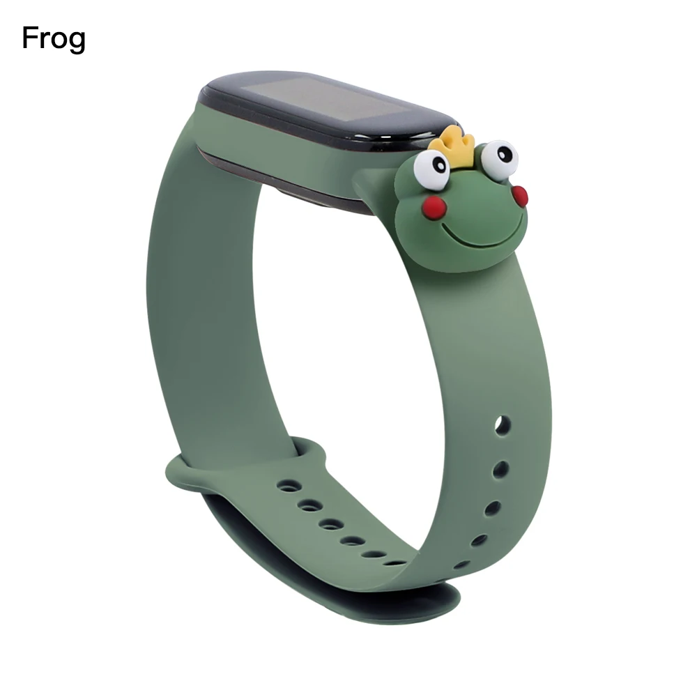 For Mi Band 6 5 4 3 Strap Silicone Doll cartoon  XiaoMI 6 5 4 Watch Band Silicone Doll cartoon Bracelet Smart Sports Wrist