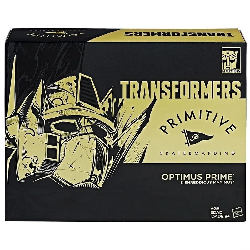 Hasbro Transformers SDCC 2017 Primitive Skateboarding Optimus Prime Shreddicus Maximus Action Figure Model Toy