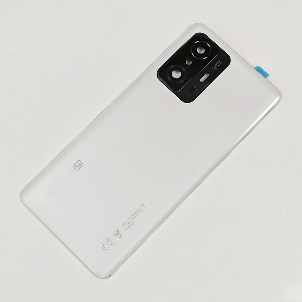 OEM A + Задняя стеклянная крышка для Xiaomi 11T Pro 5G Крышка Сменный аккумулятор задняя