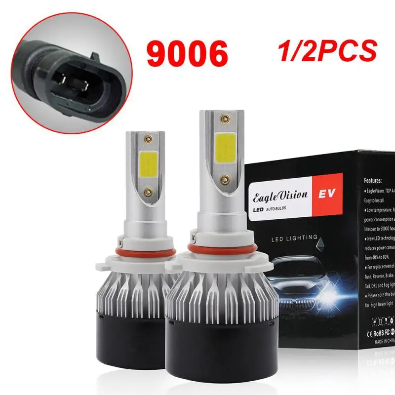 

1/2 шт., лампы для фар 9005 H11 H7 H1