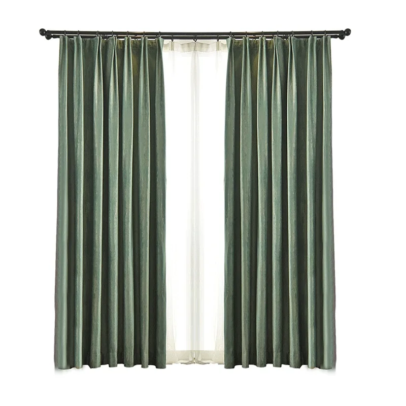 Американские ретро светонепроницаемые шторы бархатные звукоизоляционные