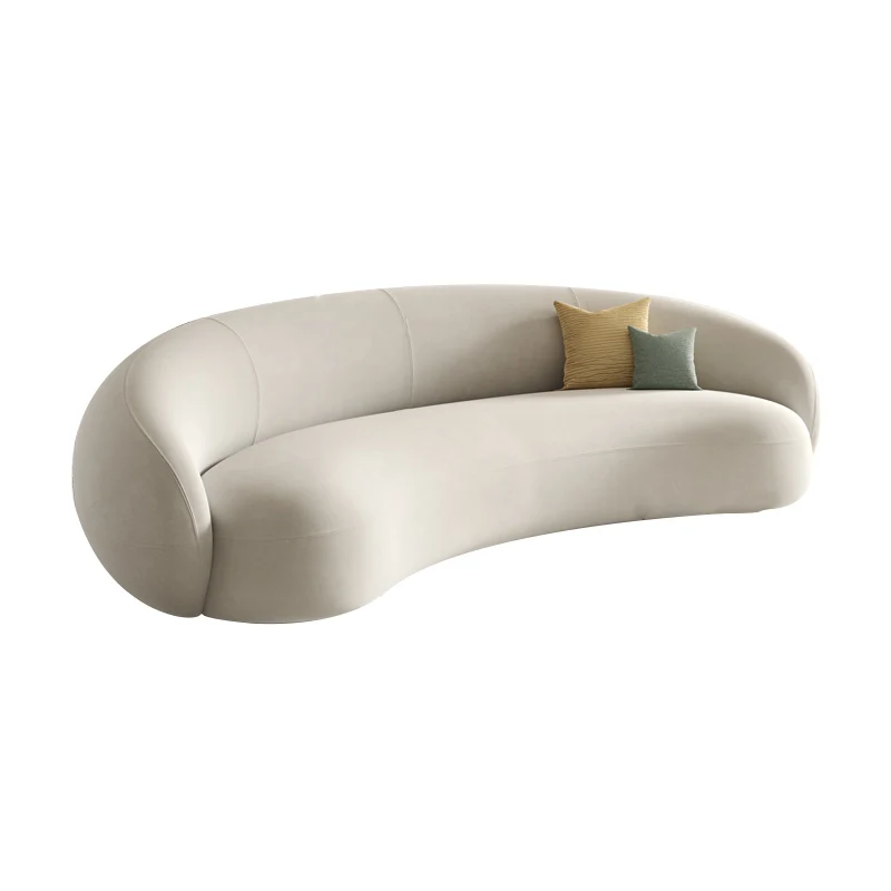 

YY Arc Sofa Slipcover Art Pastoral Light Luxury Cream Small Apartment Living Room