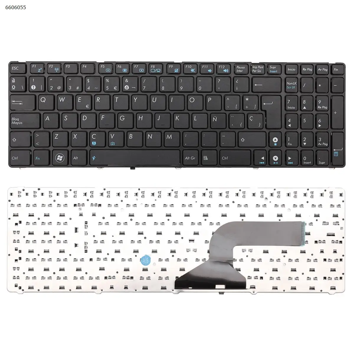 

SP Laptop Keyboard for ASUS G60 BLACK FRAME BLACK