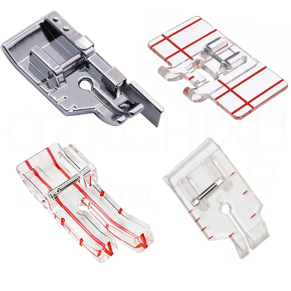 4 шт. прижимные лапки для швейной машины 1/4 дюйма