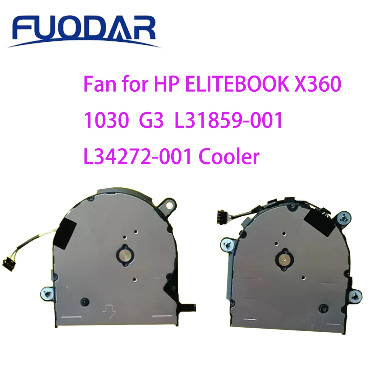 

CPU fan & GPU Fan for HP ELITEBOOK X360 1030 G3 L31859-001 L34272-001 Cooler