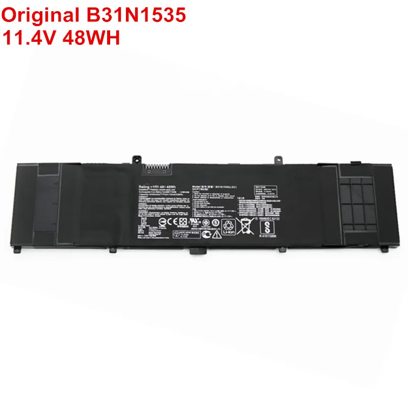 

11.4V 48WH New Genuine Original Notebook Battery Laptop B31N1535 For ASUS ZenBook UX310 UX310UA UX310UQ UX410UA UX410UQ In Stock