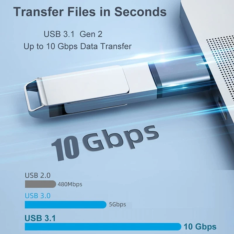 Адаптер OTG с USB C на 3 1 10 Гбит/с адаптер для Pro/Air Ipad Imac Samsung