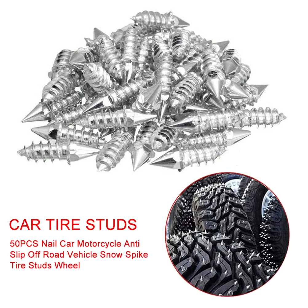 50 шт. Заклепки для шин противоскользящие ледяные снежные шипы автомобиль