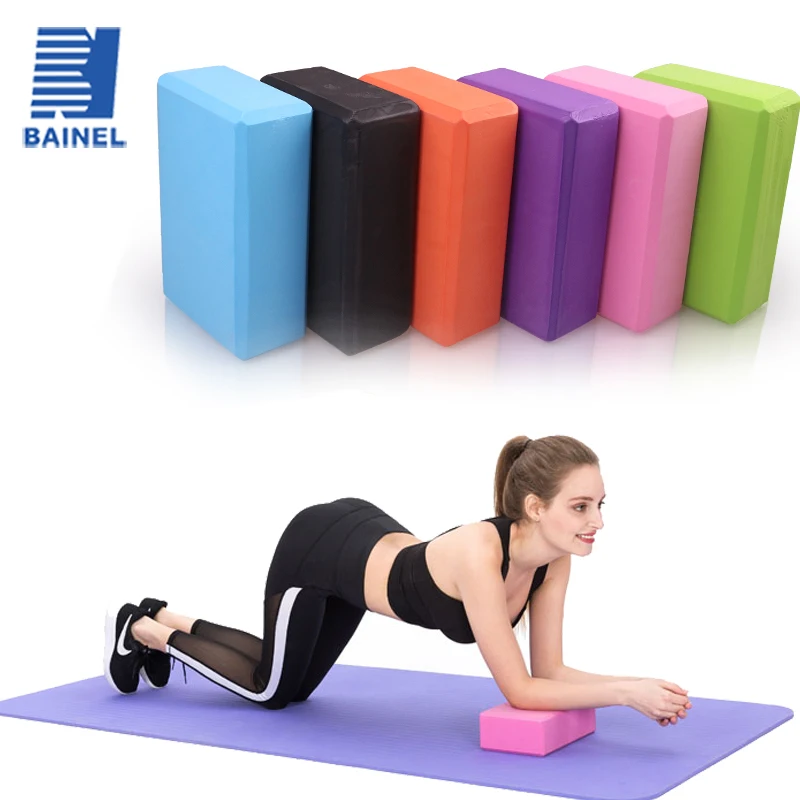 

EVA Gym Blocks Foam Brick Training Exercise Fitness Set Tool Yoga Bolster Pillow Cushion Stretching Body Shaping Yoga Blocks