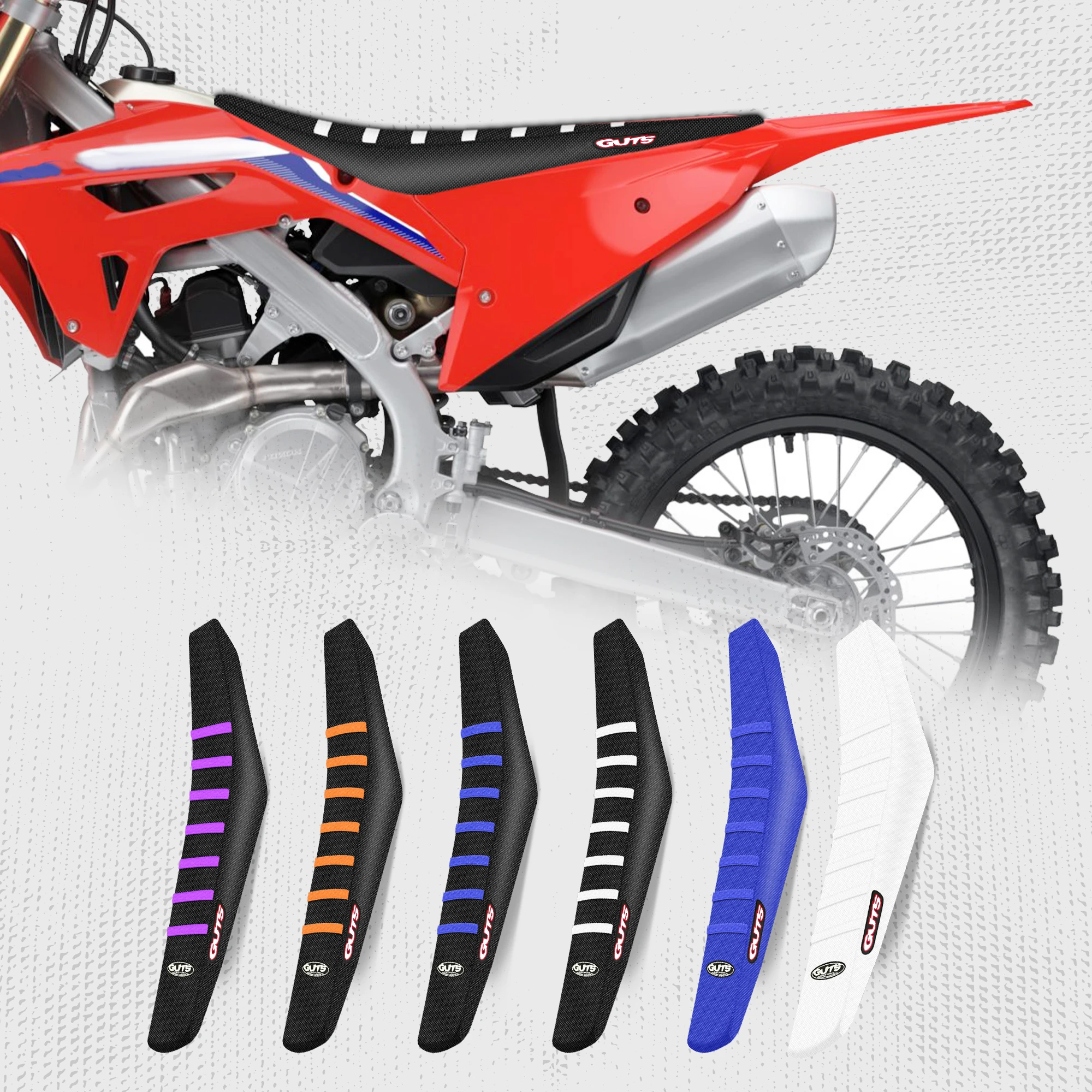 Фото Чехлы на сиденья мотоцикла Fewfuss для KTM EXC SXF EXC KXF YZF WR, водонепроницаемый комплект, защита, противоскользящие аксессуары. №1