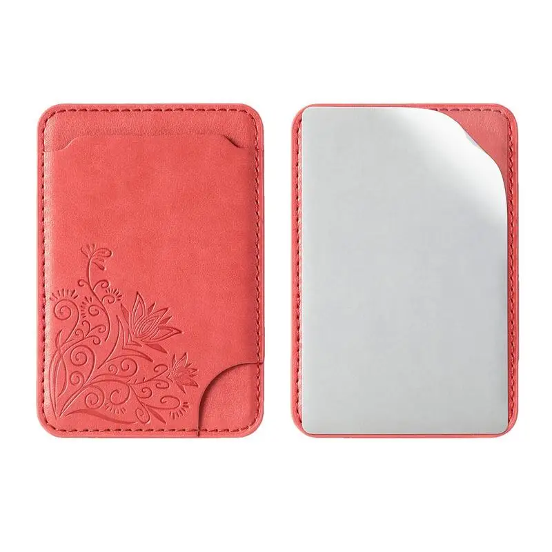 

Universal Self-Adhesive Sticker Card Sleeves Phone Wallet Case Stick On ID Credit Card Holder PU Leather Cellphone Pocket