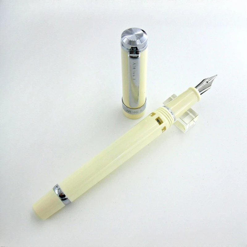 Новая прозрачная перьевая ручка Wingsung 698 вакуумная смола тонкая EF F 0 38 мм 5