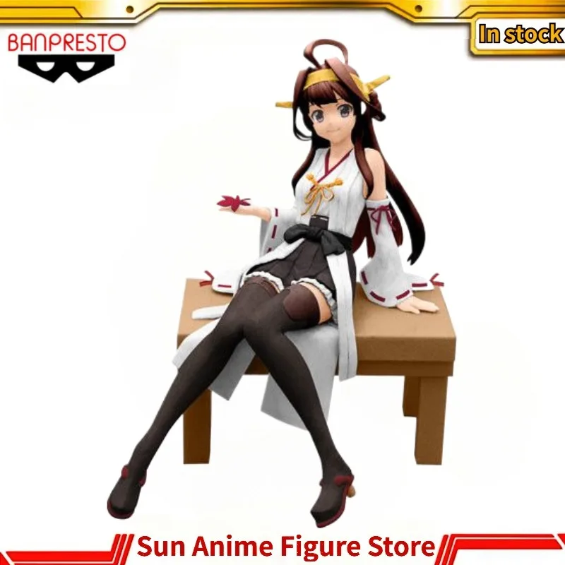 Фото В наличии Оригинальная фигурка BANPRESTO SQ Kantai Collection -KanColle- Kongo 15 см 1/10, модель аниме-персонажа, игрушка, подарок, украшение, статуэтка для рабочего стола №1