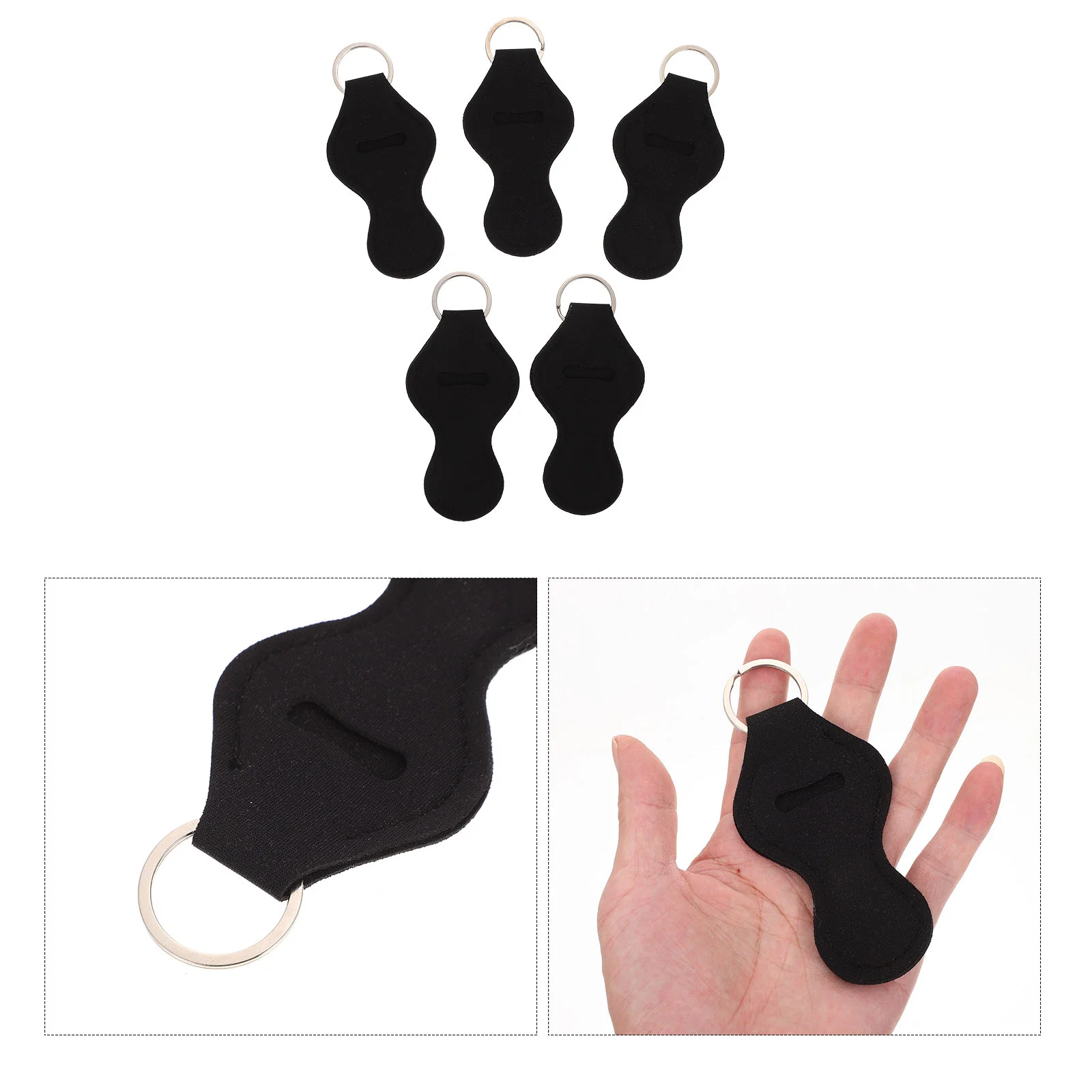 

Holder Keychain Chapstick Lipstick Lip Balm Keyring Cover Mermaid Clip Lipgloss Cases Gloss Kering Keychains Chain Key Pouch