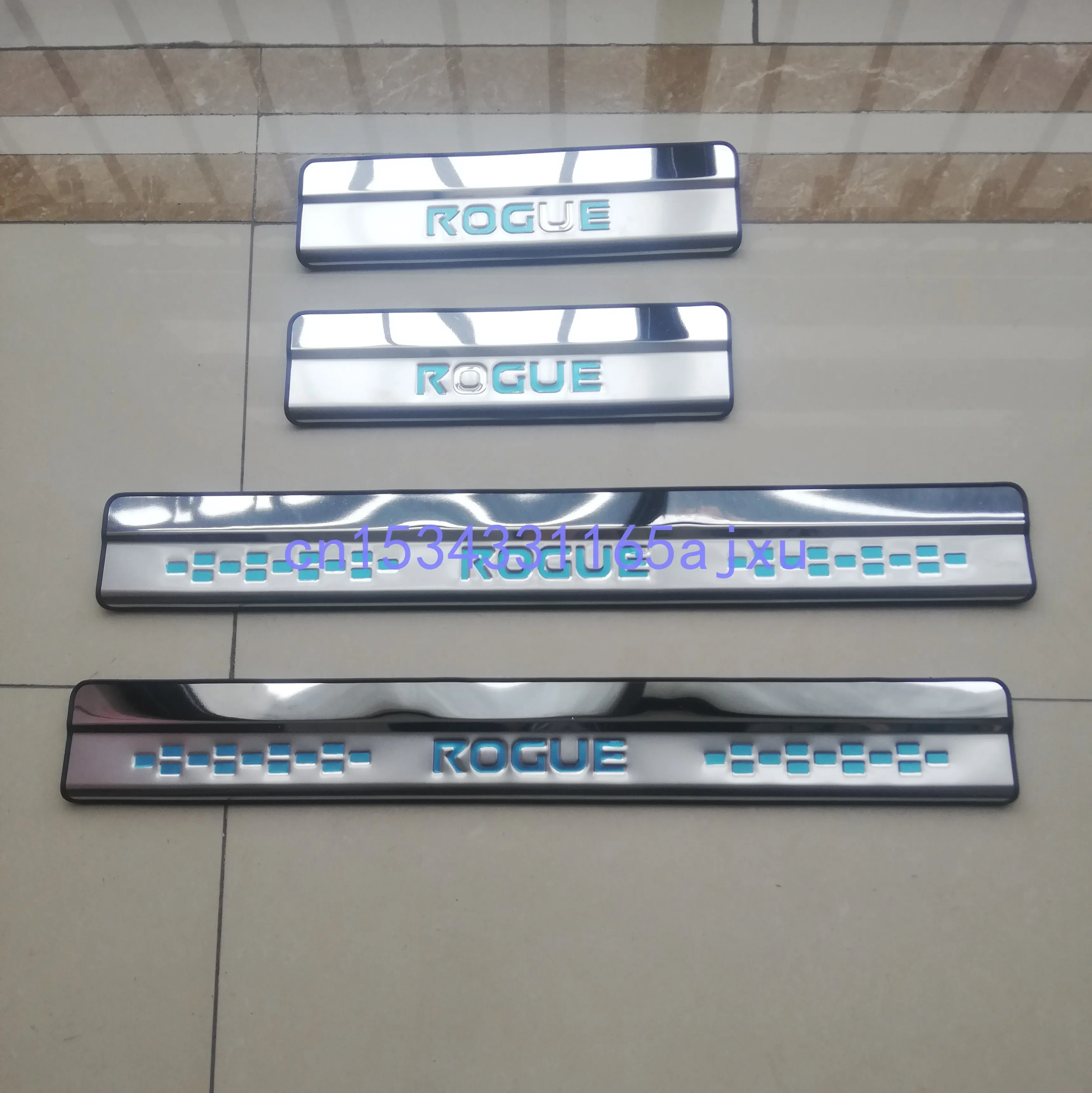 Внешняя Накладка на порог из нержавеющей стали для Nissan Rogue T32 2014 2015 2016 2017 2018 2019 2020