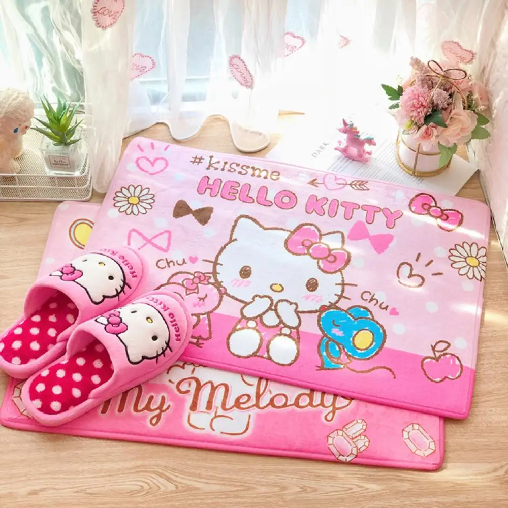 Коврик Hello Kitty Melody Sanrio милый впитывающий напольный коврик для ванной комнаты