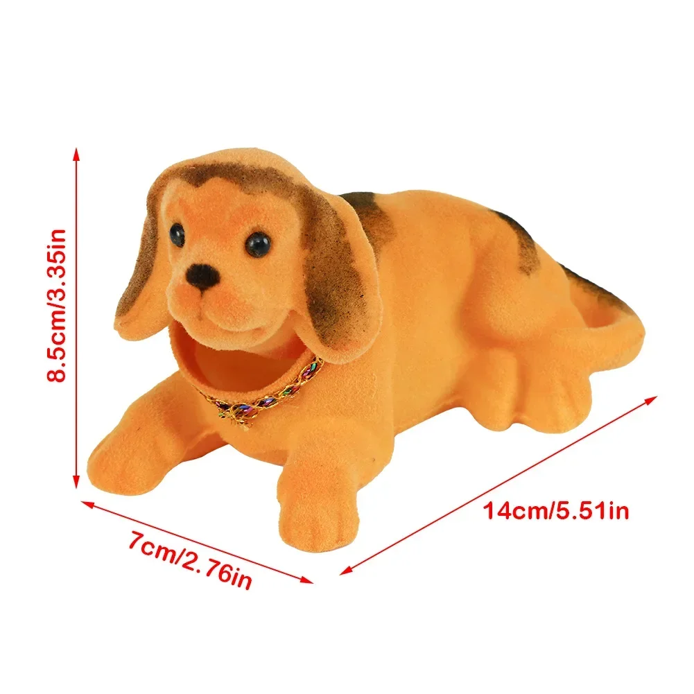 Креативная фигурка собаки с качающейся головой орнамент статуя милая качающаяся