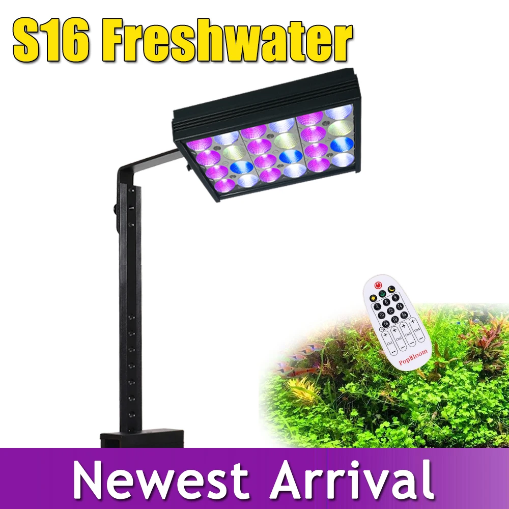 

PopBloom Led Aquarium Light Plants with Timer Lamp for Planted Tank for Freshwater Plant Fish Mini Nano Tank Led Sunrise Sunset