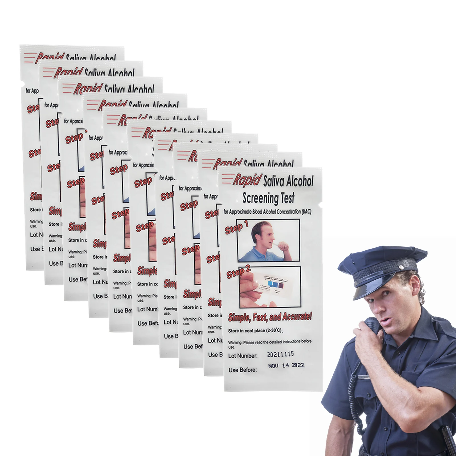 

Professional Breathalyzer Test Strips Personal Breathalyzer Portable Paper High Precision Portable Breathalyzer For Personal And