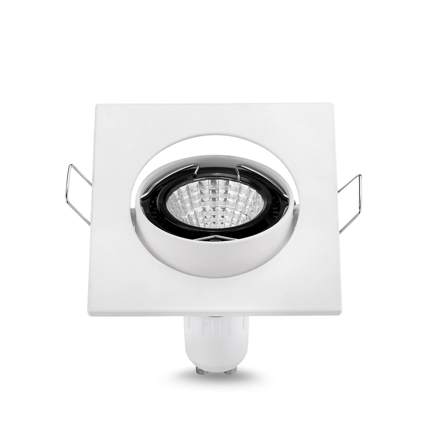 

4pcs Embedded Square MR16 GU10 LED Downlight Spot Lights Ceiling Lamp for Home Illumination Lighting Fixtures Spotlight
