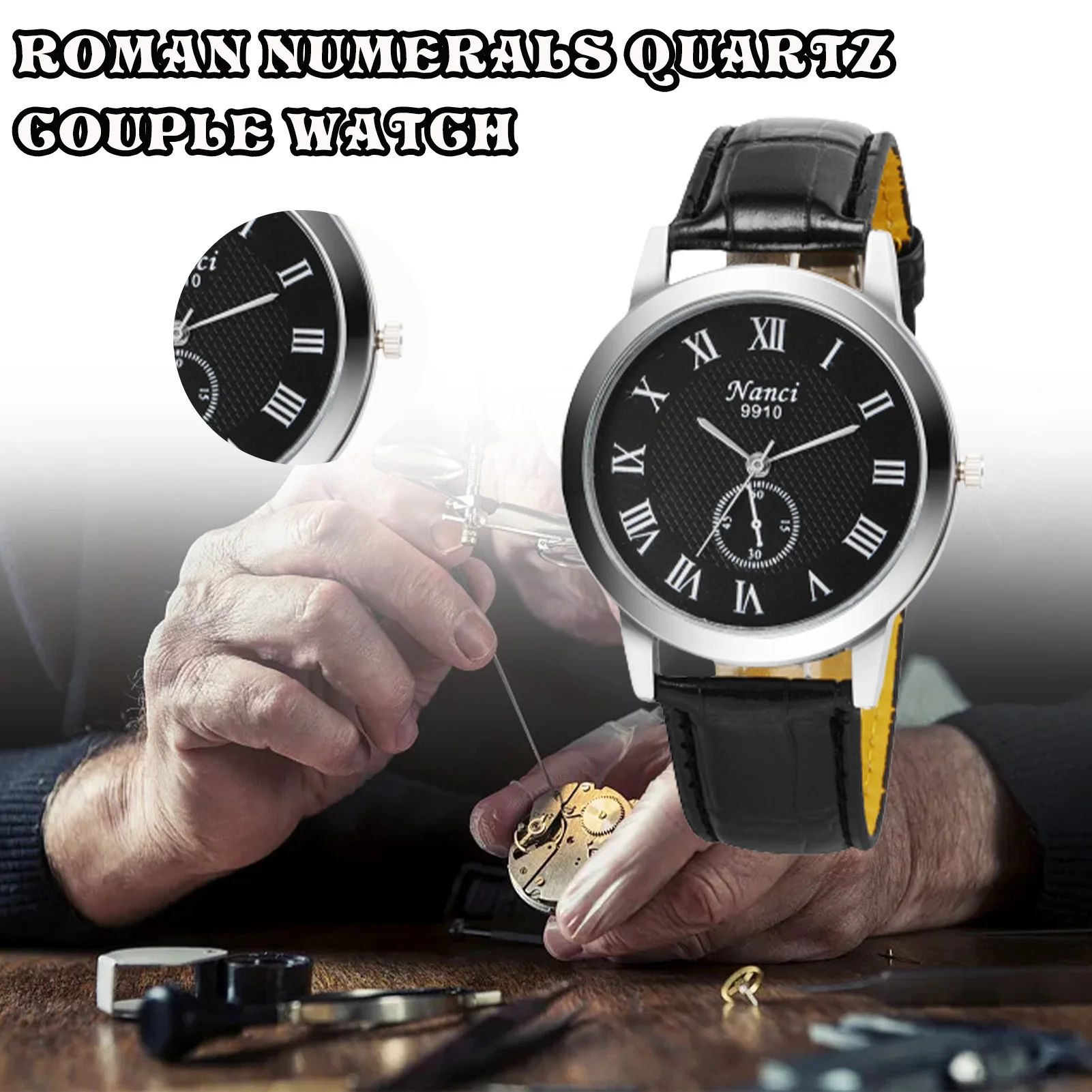 

Simple Couple Wrist Watch Drop Resistant Waterproof 6 Colors Wrist Watch for Daily Use & Outdoor Activities d88