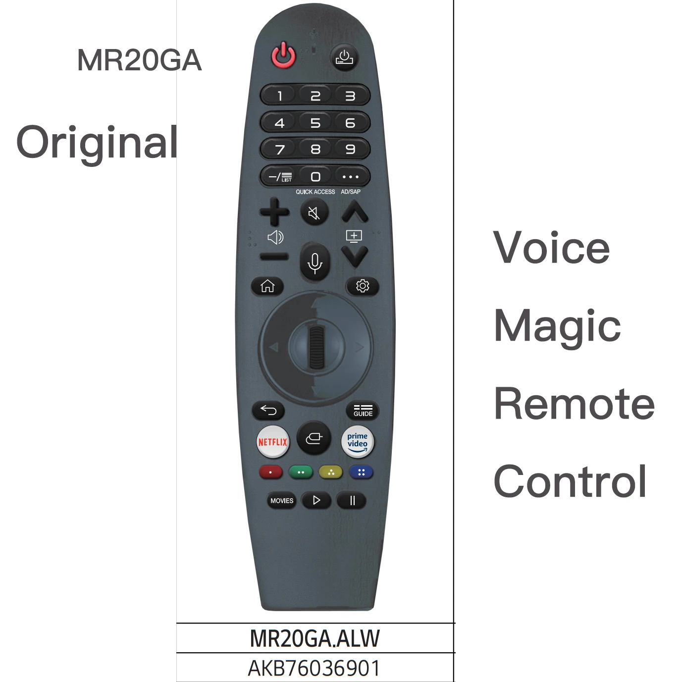 

Original Magic Voice Bluetooth Remote Control for Hyundai HYLED5017W4KM HYLED6508W4KM 50UDHYW1I5 4K Ultra UHD WEBOS Smart HDTV