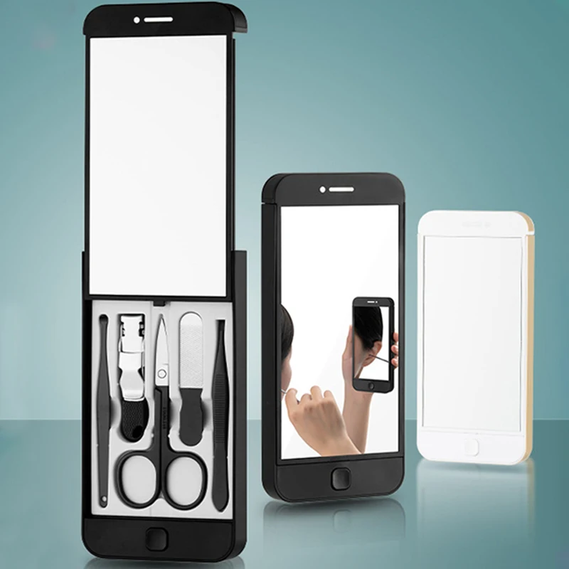 

Sdotter Nail Clippers Set Manicure Pedicure Kit 5PCS Stainless Steel Pedicure Nail Clipper Tools With Grooming Travel with Case