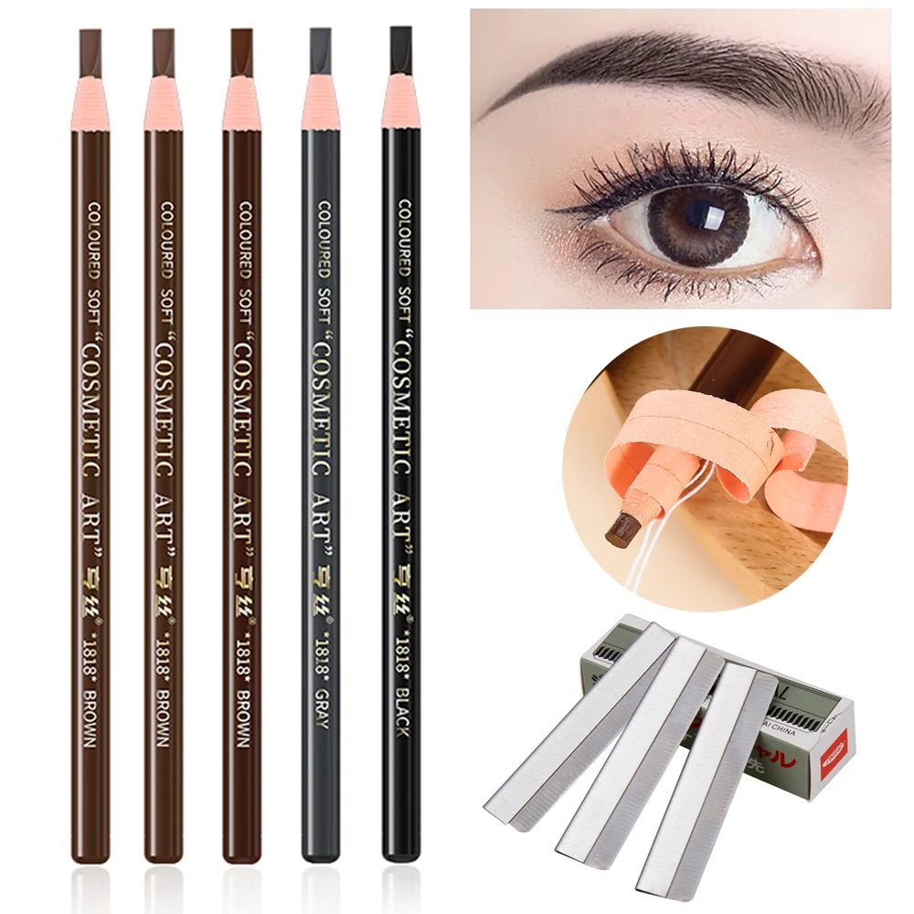 Waterproof Eyebrows Makeup Enhancers Microblading Pen Eyes Cosmetics Art Tint Beauty Eye Brow Marker Tools