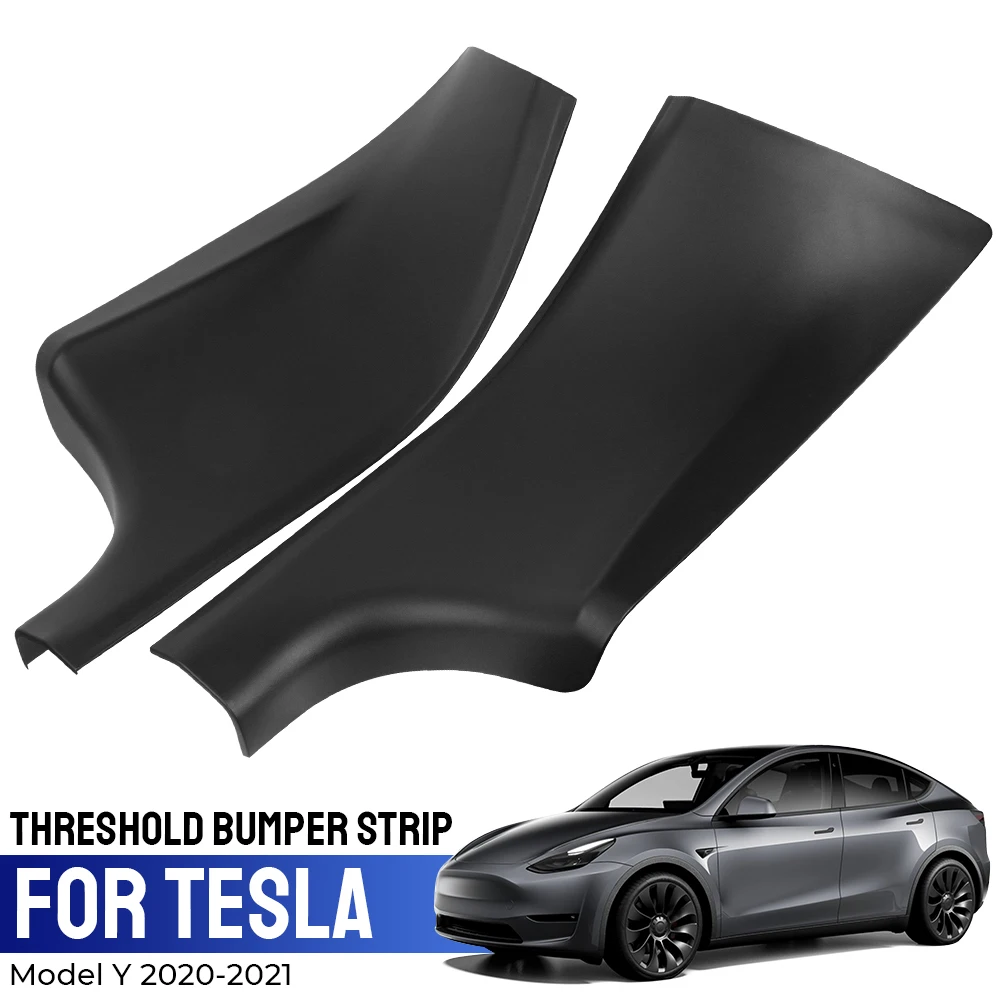 

Полоса для порогового бампера, защита от ударов для Tesla Model Y 2020-2021, защитная Накладка на порог автомобильной двери, аксессуары для автомобиля