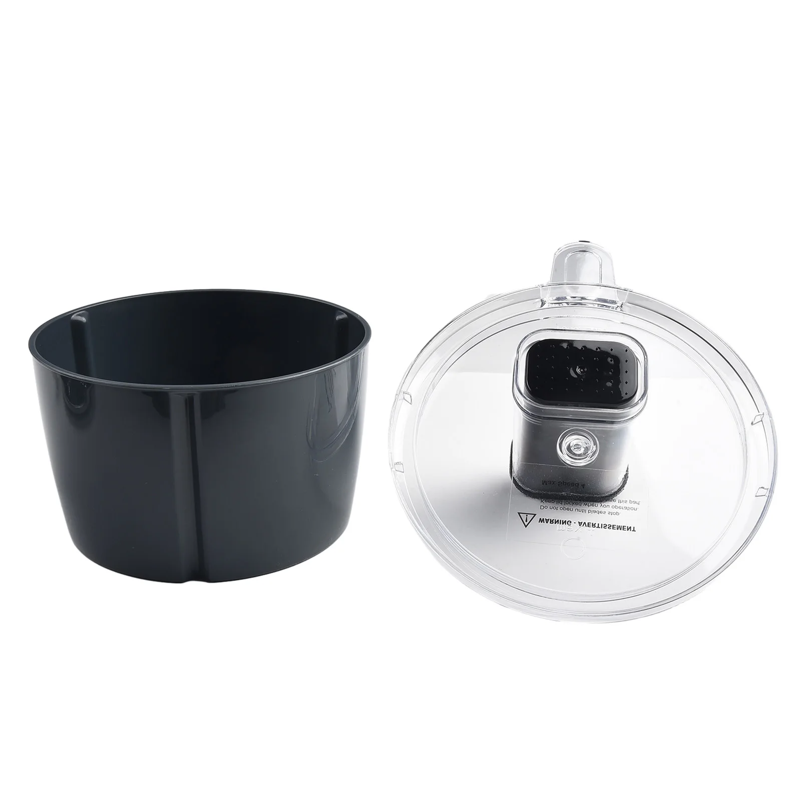 

Cutter Kit Food Processor Multifunctional Rocker Top Lid ABS+acrylic+stainless Steel Container Kitchen Supplies