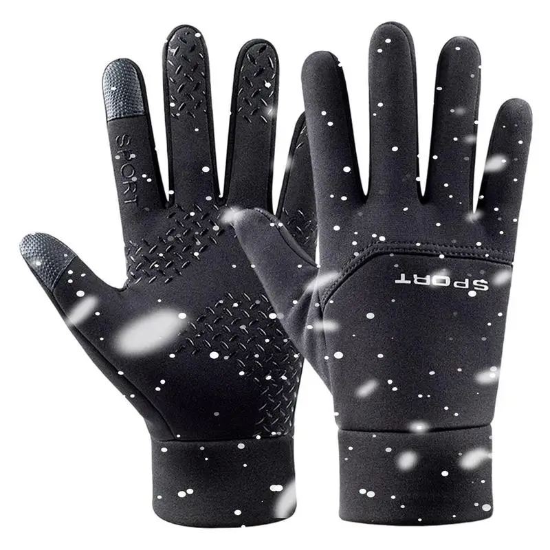 

Зимние перчатки для сенсорного экрана, зимние перчатки на молнии, женские теплые перчатки для холодной погоды, рабочие перчатки для морозильной камеры, мягкая фланелевая подкладка
