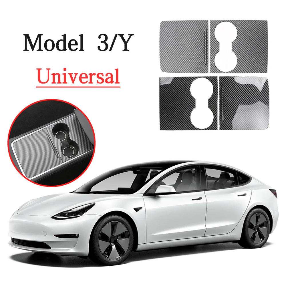 

Крышка центральной консоли Tesla Model 3 Y, автомобильная наклейка, крышка Центрального управления ABS, защитная крышка 2022, украшение автомобиля