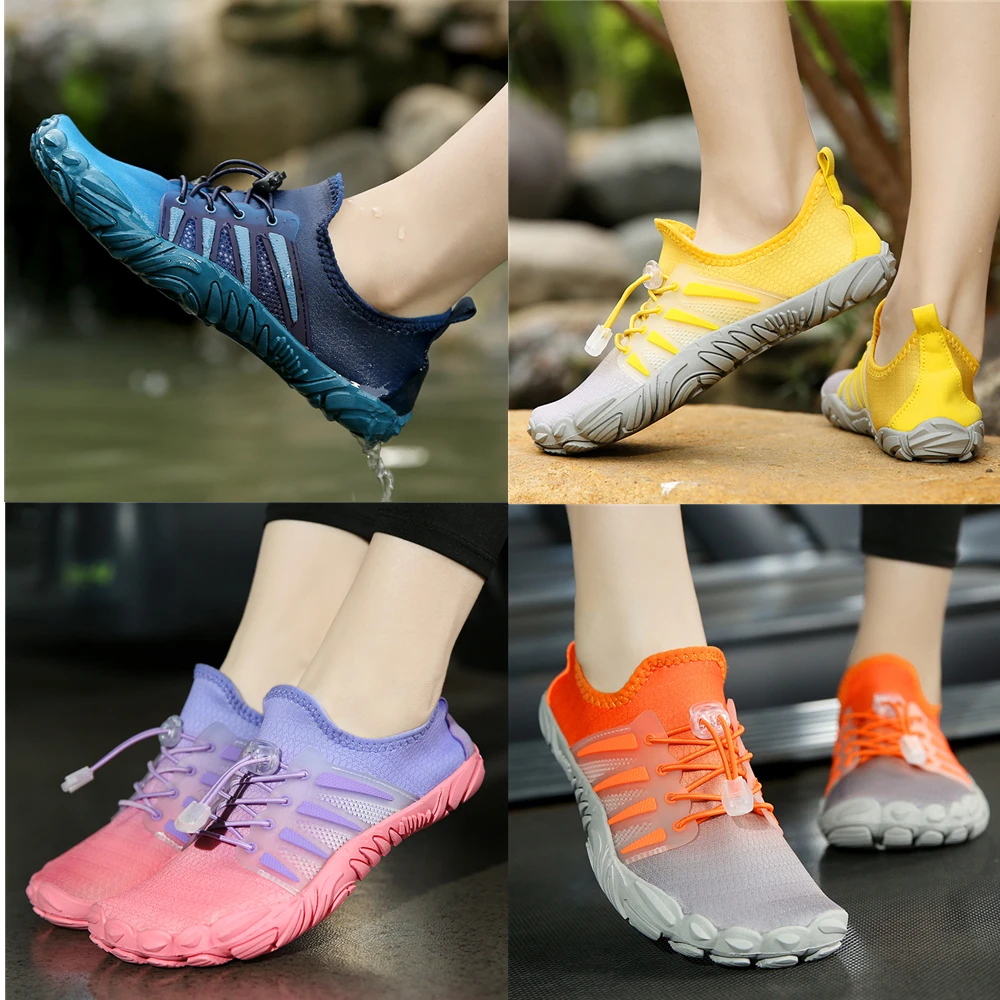 Barefoot Sneakers Wading Shoes Men Women Beach Water Sport Swimming Shoes for Couple Quick Dry Portable Footwear Gym Cycling