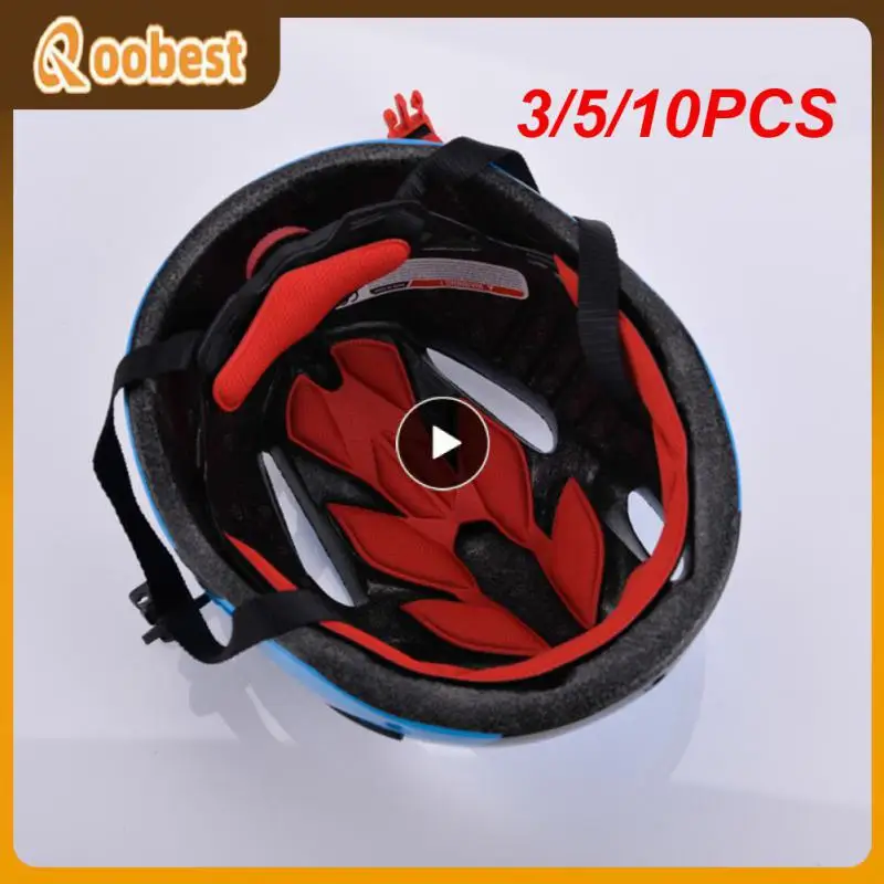 

3/5/10PCS Lengthened High-definition Lens Unisex Bicycle Helmet Convenient Cycling Helmet New Road/mtb Cycling Safety Helmet Eps