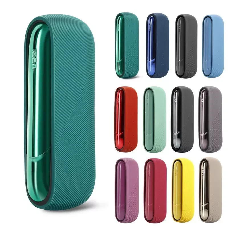 

12 Colors Silicone Case+Door Cover For IQOS 3 Duo Full Protective Cover For IQOS 3.0 Replaceable Side Cover