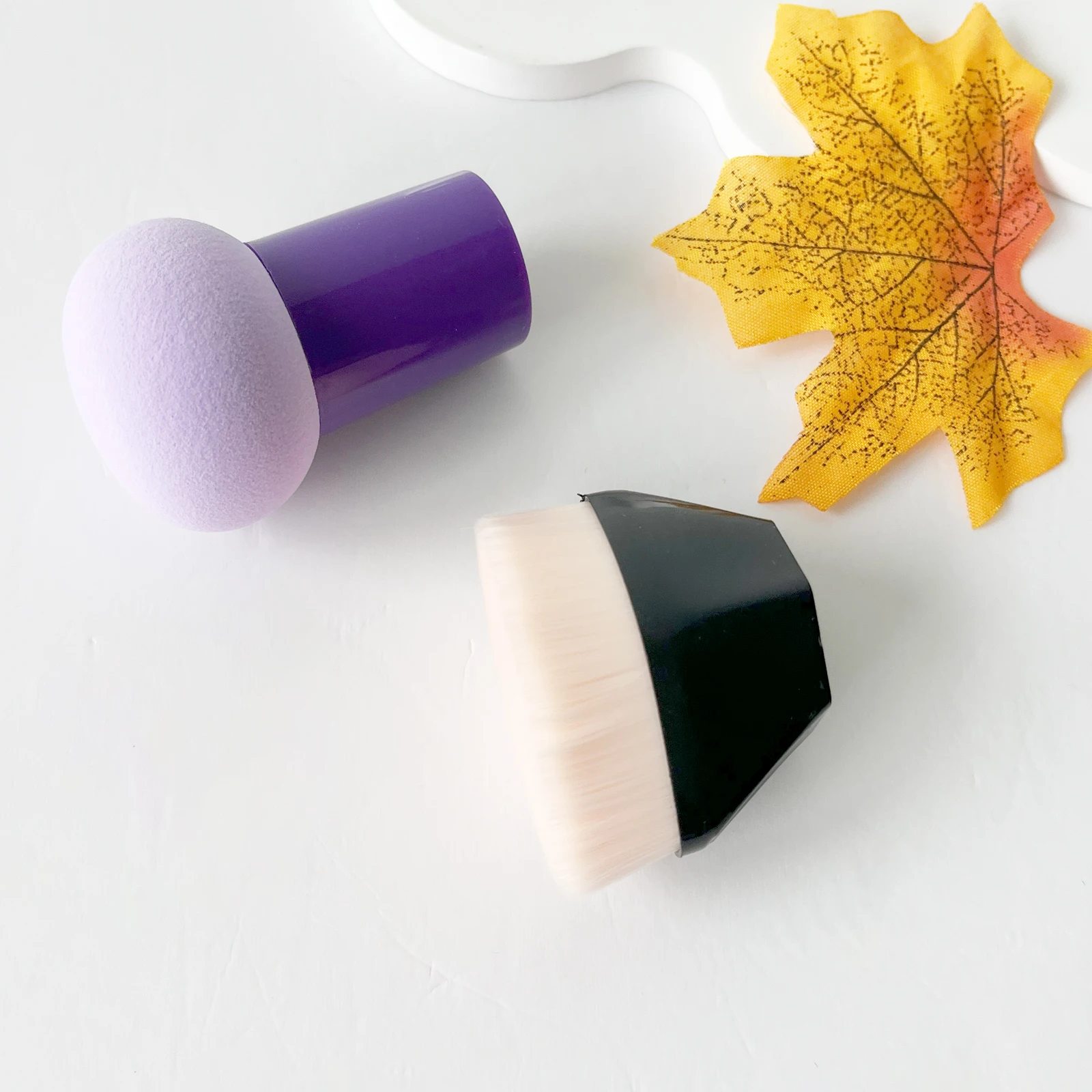 Легко достигайте идеальный вид набор фиолетовых кистей 17 шт. мини-кисть для румян